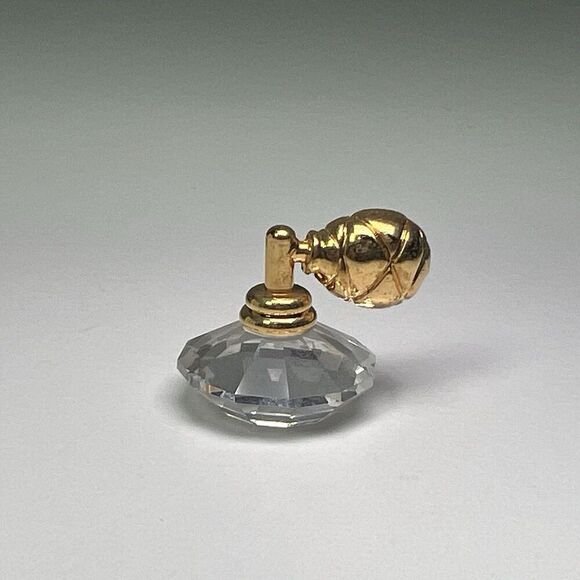 Swarovski Crystal Memories Gold Miniature Atomizer Perfume Austria w/Box 173388 - Picture 2 of 7